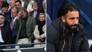 Manchester United hierarchy and Ruben Amorim.