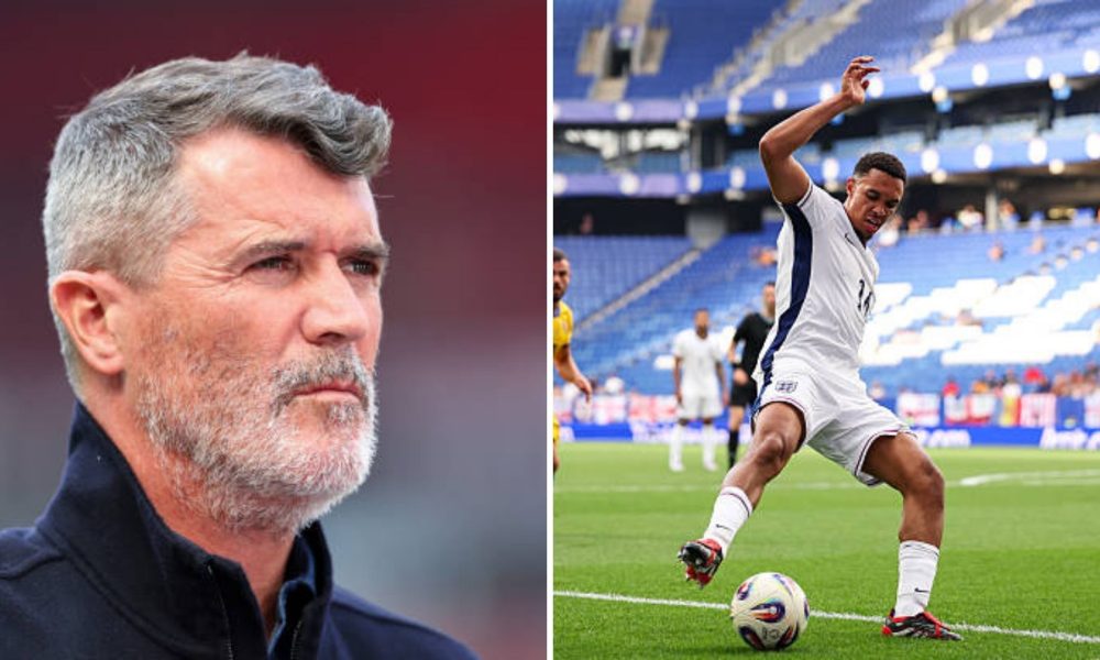 Collage featuring Roy Keane and Trent Alexander-Arnold.