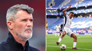 Collage featuring Roy Keane and Trent Alexander-Arnold.