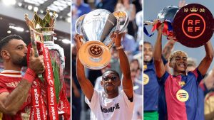 Collage featuring Ballon d'Or nominees