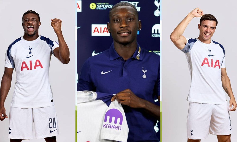 Split image of Mohammed Kudus, Randal Kolo Muani and Joao Palhinha